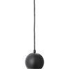 Frandsen Ball Pendelleuchte 12 cm, Matt Schwarz