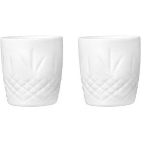Frederik Bagger Crispy Espressotasse 2er Set. 9,5 cl, Weiß
