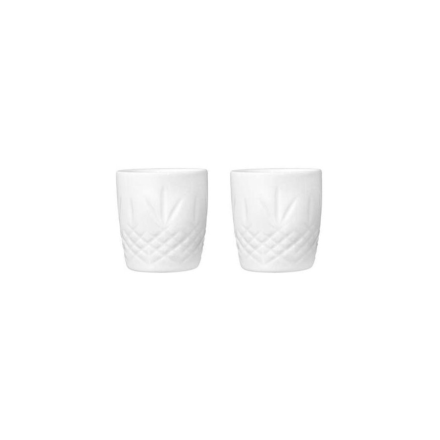 Frederik Bagger Crispy Espressotasse 2er Set. 9,5 cl, Wei