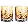 Frederik Bagger Crispy Lowball Whiskyglas 2er Set. 38 cl, Citrin/Bernstein