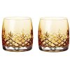 Frederik Bagger Crispy Water Glas 2er Set. 23 cl, Citrin/Bernstein