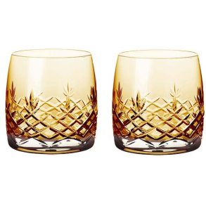 Frederik Bagger Crispy Vandglas 2 stk. 23 cl, Citrine/Amber