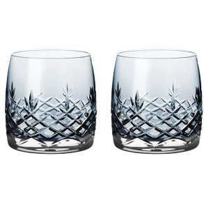 Frederik Bagger Crispy Vandglas 2 stk. 23 cl, Sapphire/Bl�