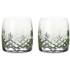 Frederik Bagger Crispy Water Glas 2er Set. 23 cl, Smaragd/Grn