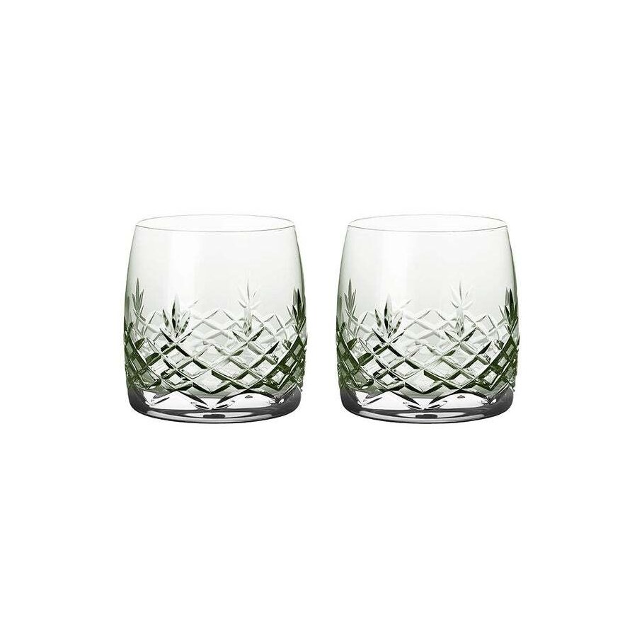 Frederik Bagger Crispy Water Glas 2er Set. 23 cl, Smaragd/Grn