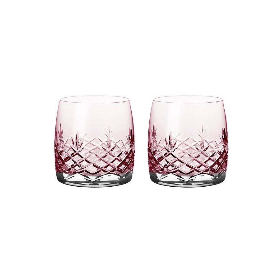 Frederik Bagger Crispy Water Glas 2er Set. 23 cl, Topas/Rosa