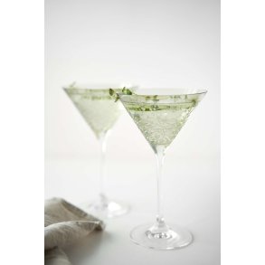 Frederik Bagger Crispy Cocktailglas 2 stk. 22 cl, Emerald/Grøn