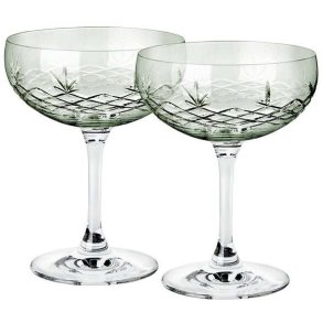 Frederik Bagger Crispy Gatsby Champagnesk�l 2 stk. 30 cl, Emerald/Gr�n