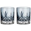 Frederik Bagger Crispy Lowball Whiskyglas 2er Set. 38 cl, Saphir/Blau