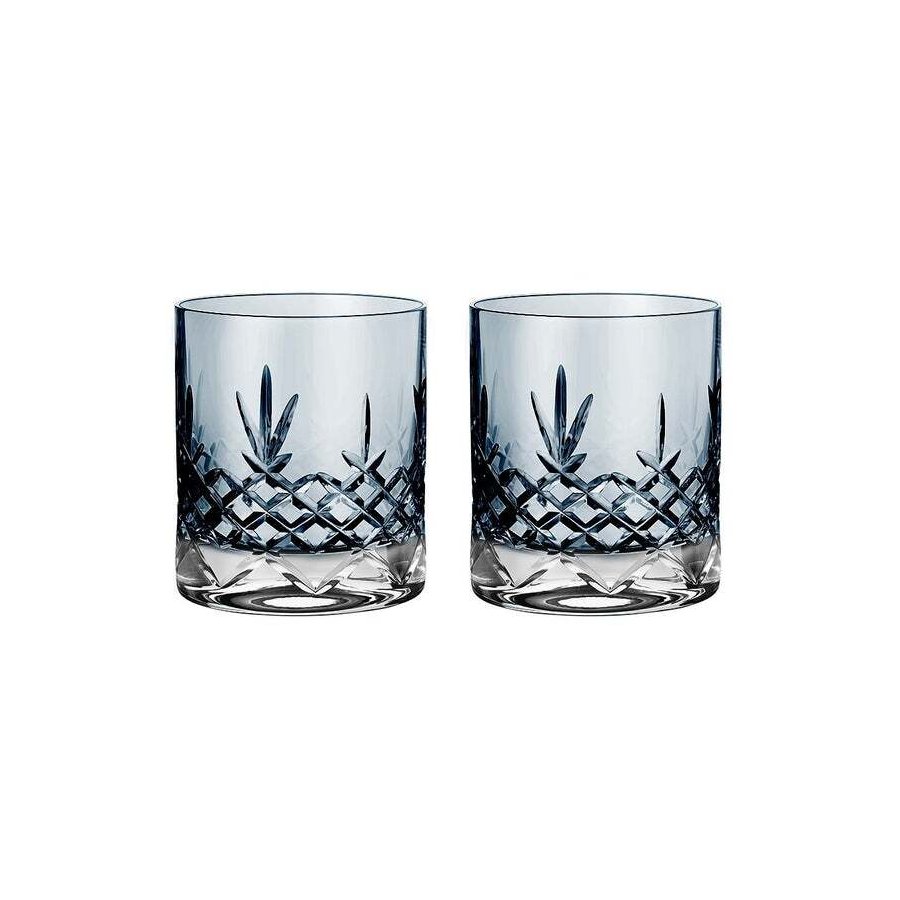 Frederik Bagger Crispy Lowball Whiskyglas 2er Set. 38 cl, Saphir/Blau