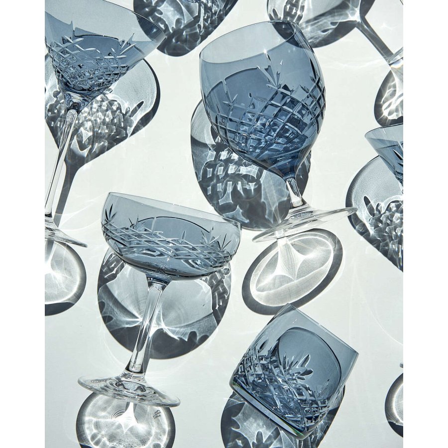 Frederik Bagger Crispy Cocktailglas 2er Set. 22 cl, Saphir/Blau