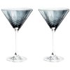 Frederik Bagger Crispy Cocktailglas 2er Set. 22 cl, Saphir/Blau