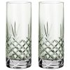 Frederik Bagger Crispy Highball Trinkglas 2er Set. 37 cl, Smaragd/Grn