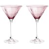 Frederik Bagger Crispy Cocktailglas 2er Set. 22 cl, Topas/Rosa