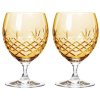 Frederik Bagger Crispy Eightball Bierglas 2er Set. 55 cl, Citrin/Bernstein