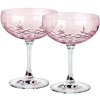 Frederik Bagger Crispy Gatsby Champagnerschale 2er Set. 30 cl, Topas/Rosa