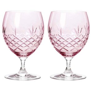 Frederik Bagger Crispy Eightball �lglas 2 stk. 55 cl, Topaz/Rosa