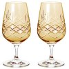 Frederik Bagger Crispy Mate Bierglas 2er Set. 36 cl, Citrin/Bernstein