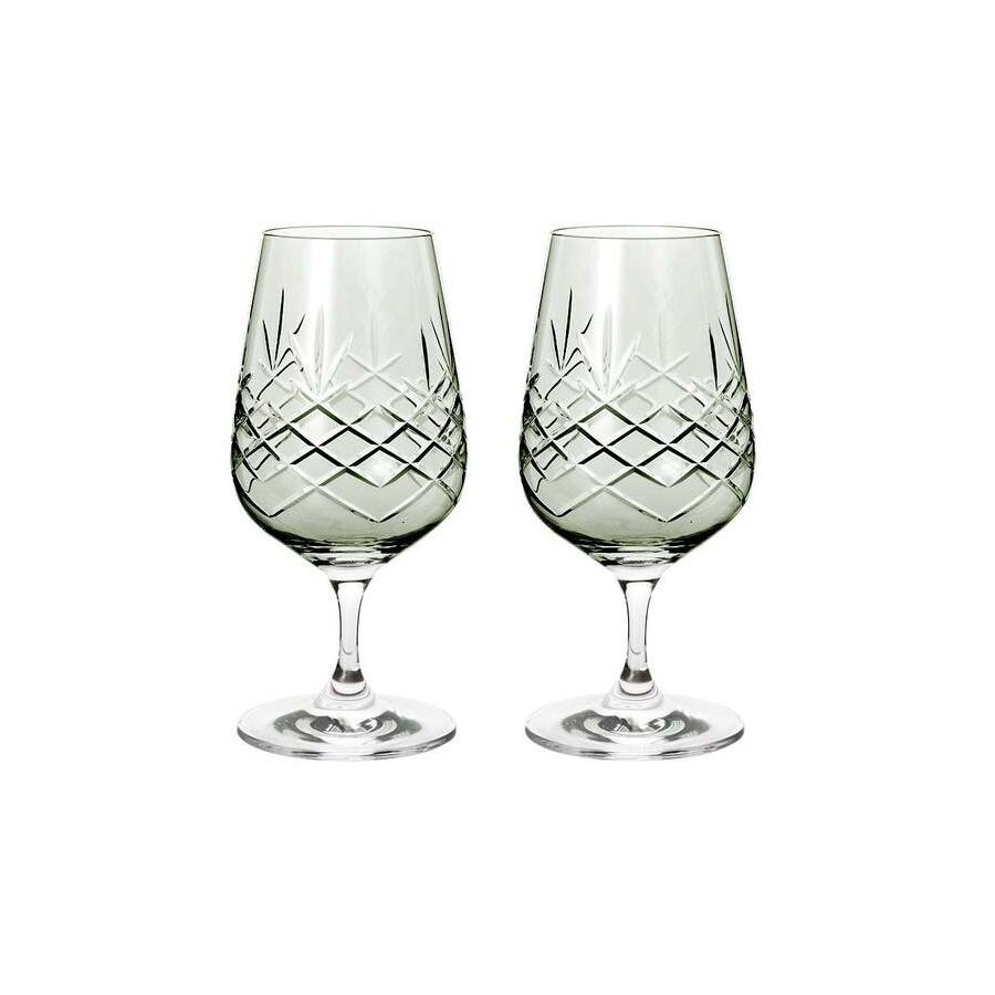 Frederik Bagger Crispy Mate Bierglas 2er Set. 36 cl, Smaragd/Grn