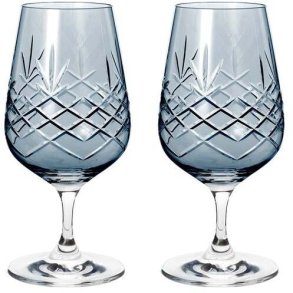 Frederik Bagger Crispy Mate Ølglas 2 stk. 36 cl, Sapphire/Blå