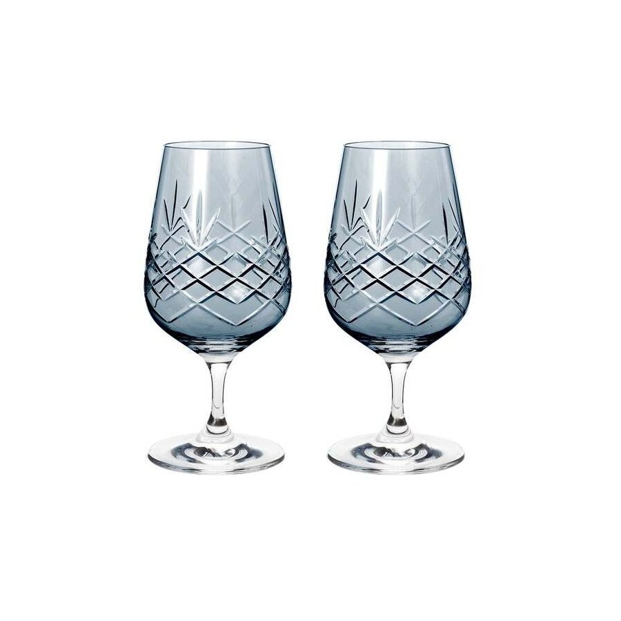 Frederik Bagger Crispy Mate Bierglas 2er Set. 36 cl, Saphir/Blau