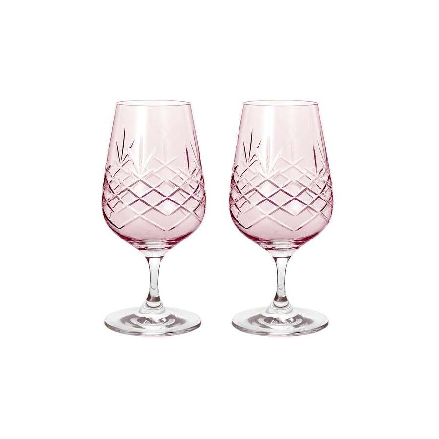 Frederik Bagger Crispy Mate Bierglas 2er Set. 36 cl, Topas/Rosa