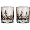 Frederik Bagger Crispy Lowball Whiskyglas 2er Set. 38 cl, Copal/Braun