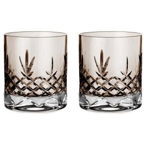 Frederik Bagger Crispy Lowball Whiskeyglas 2 stk. 38 cl, Copal/Brun