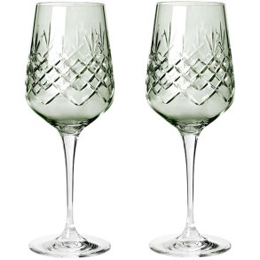 Frederik Bagger Crispy Madame Hvidvinsglas 2 stk. 35cl, Emerald/gr�n