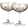 Frederik Bagger Crispy Gatsby Champagnerschale 2er Set. 30 cl, Copal/Braun