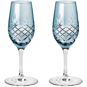 Frederik Bagger Crispy Portvinsglas 2 stk. 10 cl, Sapphire/Bl�