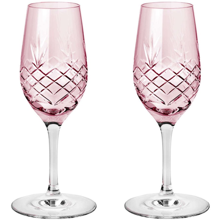 Frederik Bagger Crispy Port Weinglser 2er Set. 10 cl, Topas/Rosa