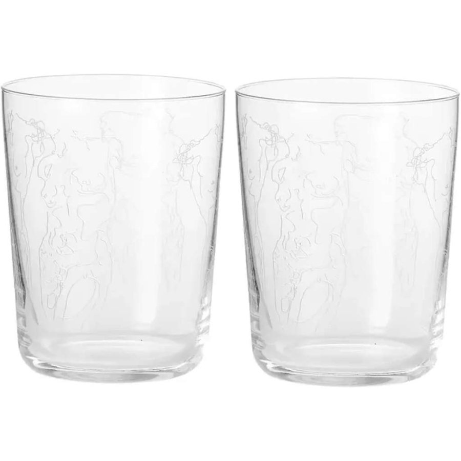 Frederik Bagger People Wasserglas 2er Set. 34 cl