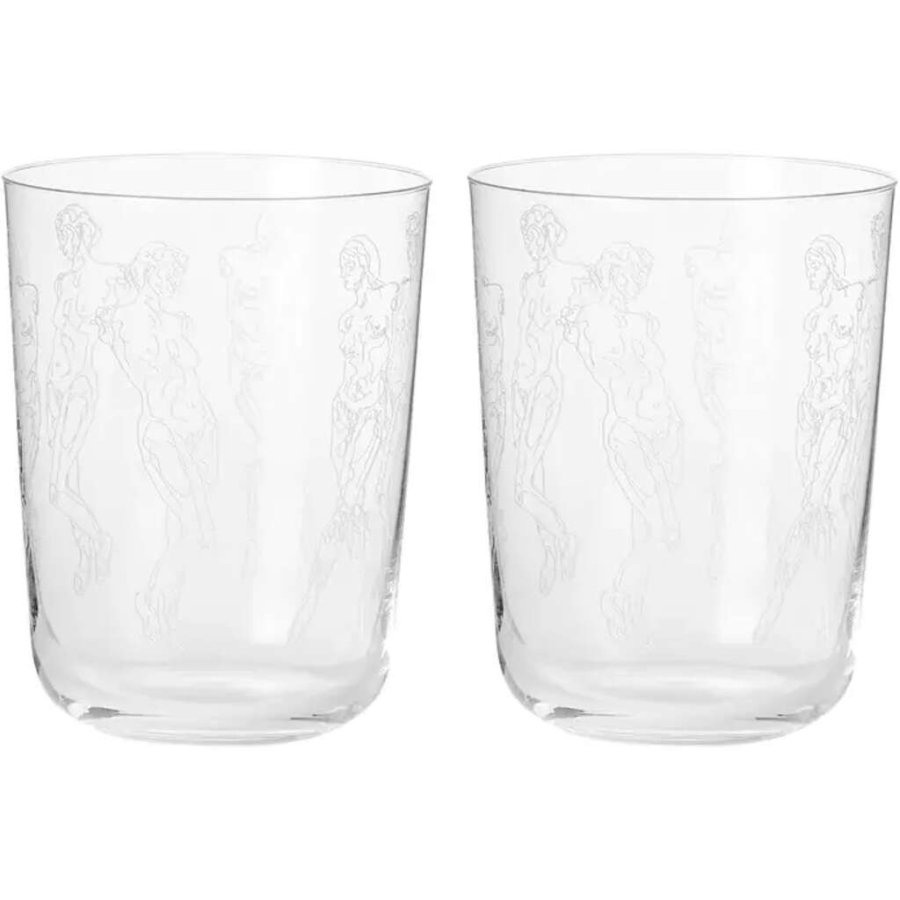 Frederik Bagger People Wasserglas 2er Set. 44,5 cl