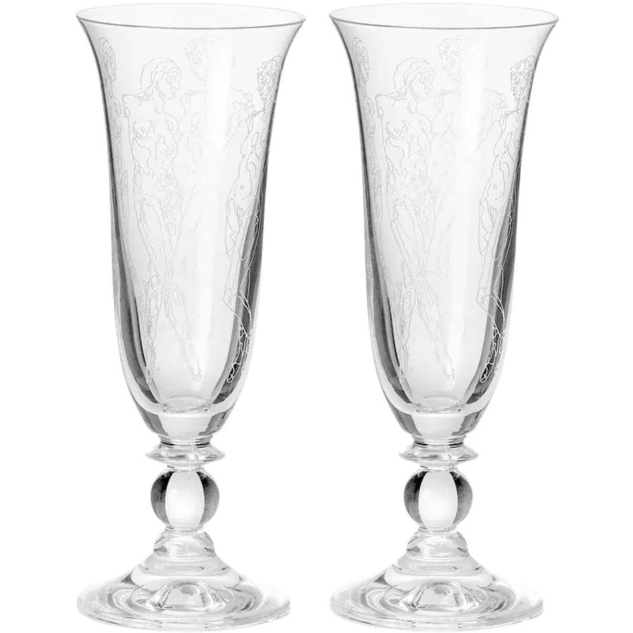 Frederik Bagger People Champagnerglas 2er Set. 15 cl