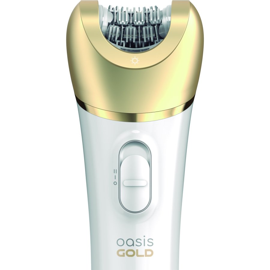 GA.MA Professional Epilator, Hvid/Guld