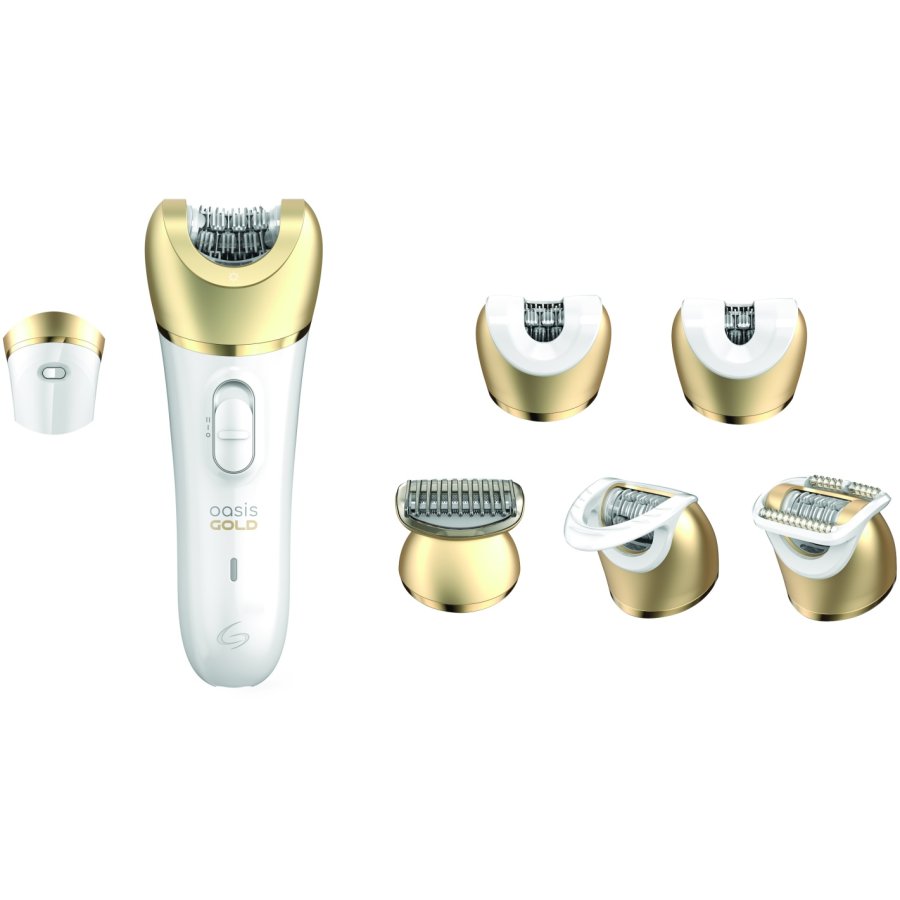GA.MA Professional Epilator, Hvid/Guld