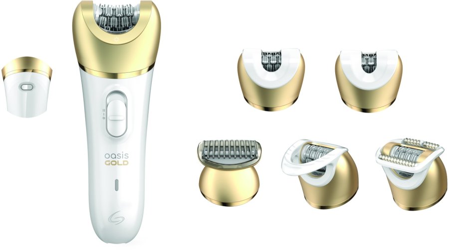 GA.MA Professional Epilator, Hvid/Guld
