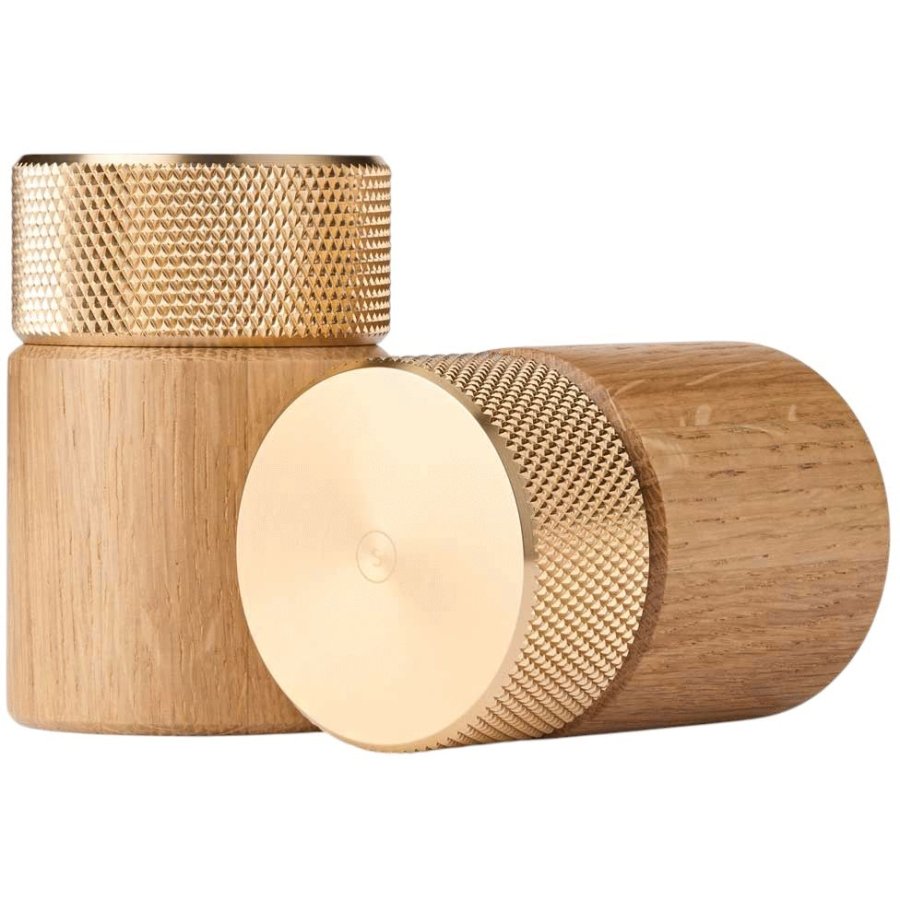 GEJST Sina Salz- und Pfeffermhle, Eiche/Messing