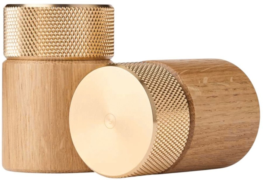 GEJST Sina Salz- und Pfeffermhle, Eiche/Messing