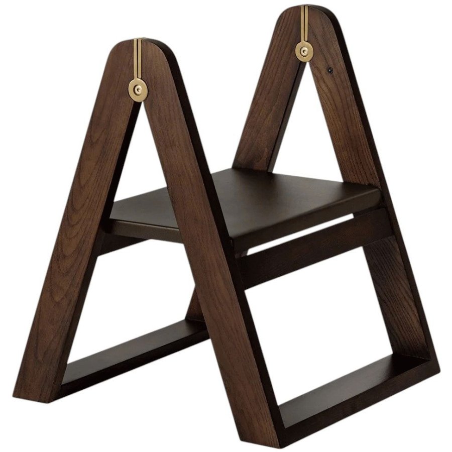 GEJST Reech Hocker H47 cm, Dunkle Asche