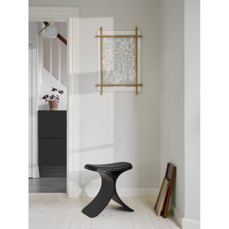 GEJST Luno Skammel H45 cm, Sort Eg