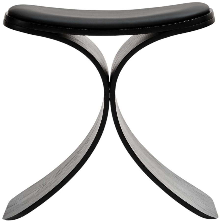 GEJST Luno Skammel H45 cm, Sort Eg