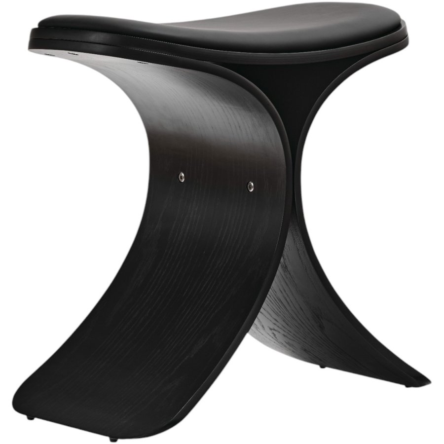 GEJST Luno Skammel H45 cm, Sort Eg