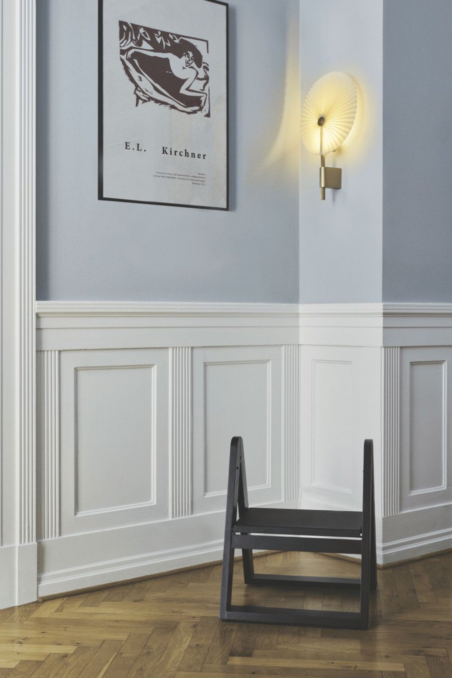 GEJST Liris Wandleuchte 45,5 cm, Messing