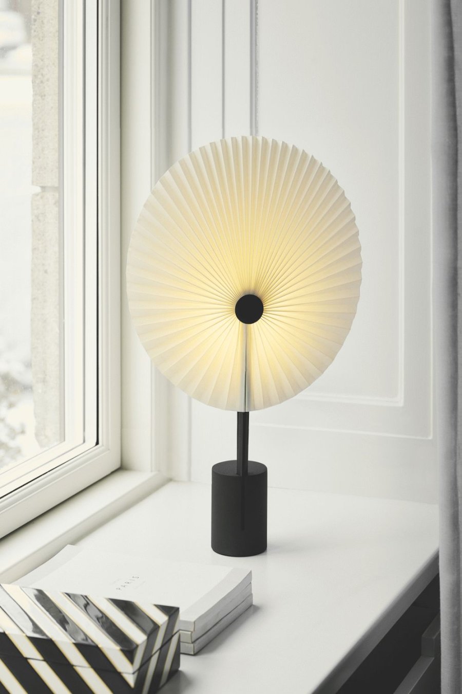 GEJST Liris Akku-Tischlampe H45 cm, Schwarz