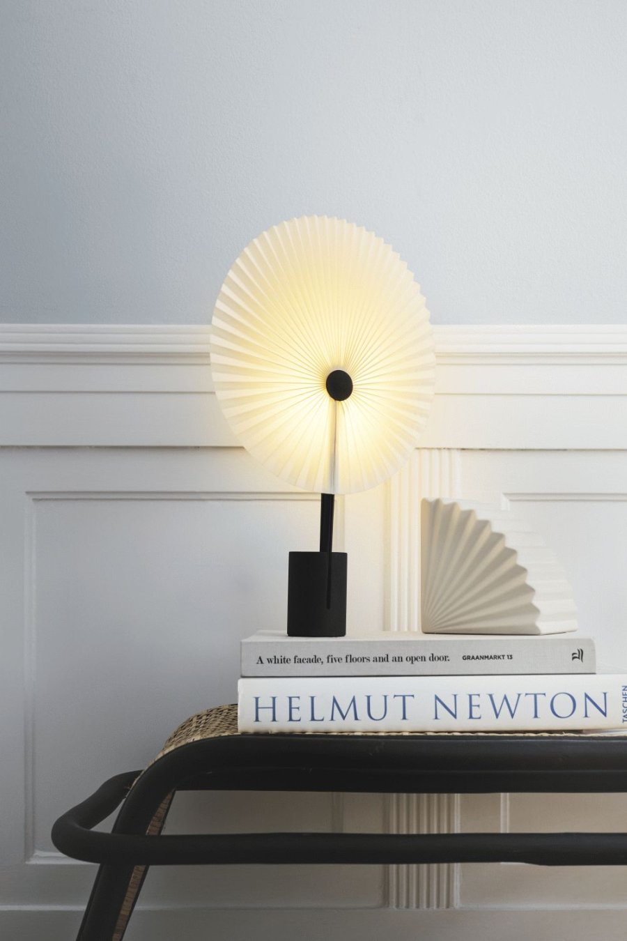 GEJST Liris Akku-Tischlampe H45 cm, Schwarz