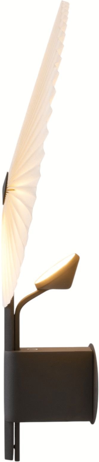 GEJST Liris Wandleuchte 45,5 cm, Schwarz