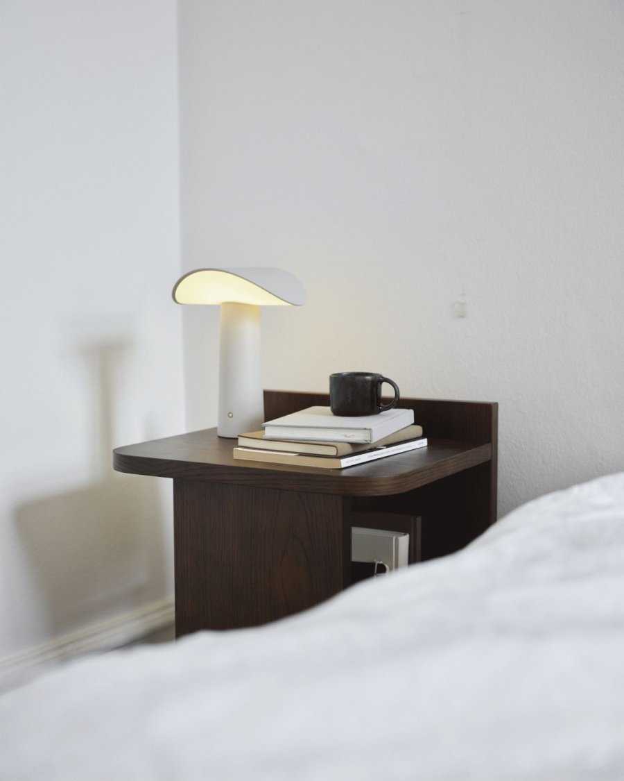 GEJST Lium Akku-Tischlampe H22,5 cm, Grau