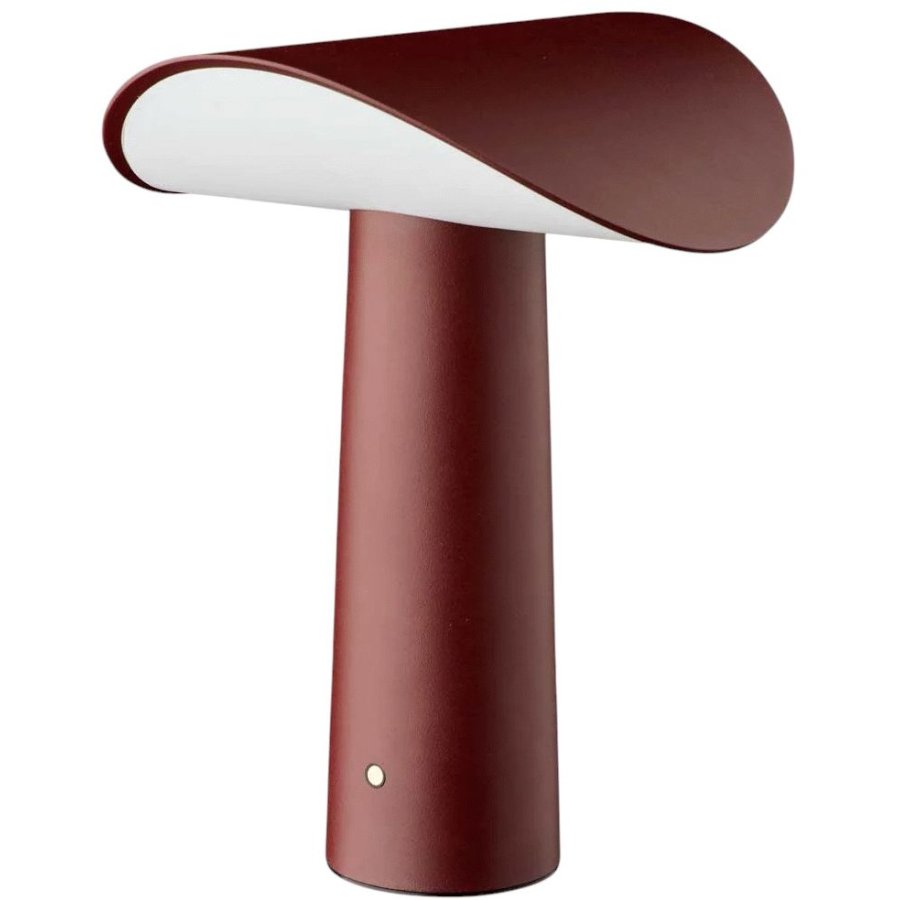 GEJST Lium Akku-Tischlampe H22,5 cm, Bordeaux